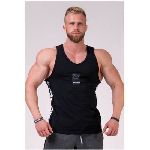 Nebbia Мъжки потник Tank Top Your potential is endless. 174 - Black